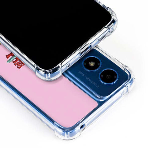 Adult Swim Adventure Time Riding in a Unicorn Moto G Play 4G (2024) Clear Case