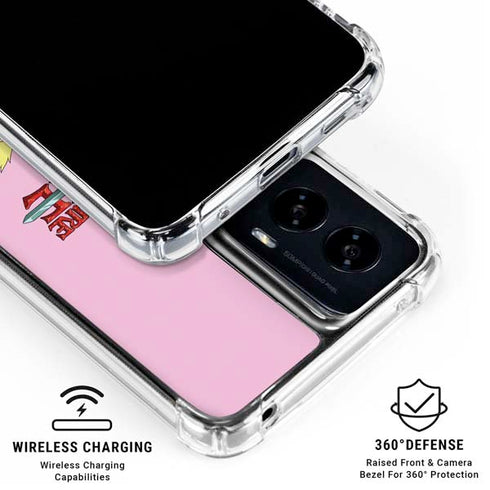 Adult Swim Adventure Time Riding in a Unicorn Moto G Power 5G (2024) Clear Case
