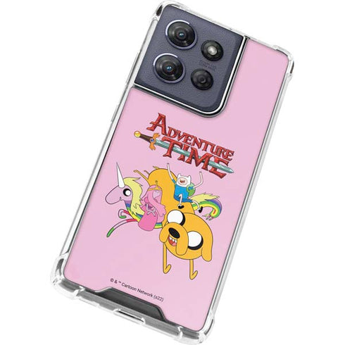 Adult Swim Adventure Time Riding in a Unicorn Moto G Stylus 5G (2025) Clear Case