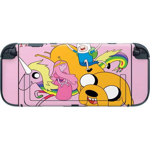 Adult Swim Adventure Time Riding in a Unicorn Nintendo Switch 2 (2025) with Joy-Con Skin