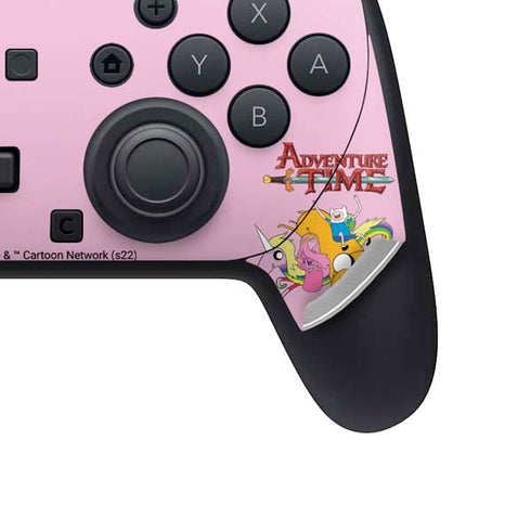 Adult Swim Adventure Time Riding in a Unicorn Nintendo Switch 2 (2025) Pro Controller Skin