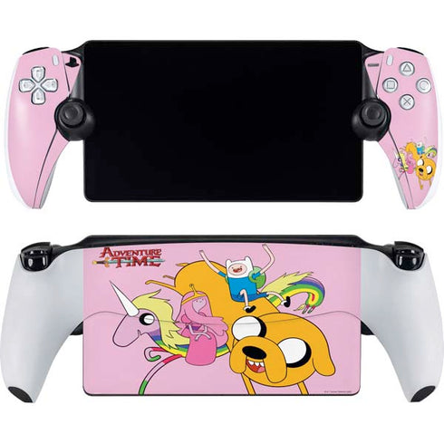 Adult Swim Adventure Time Riding in a Unicorn PlayStation Portal Remote Player Skin