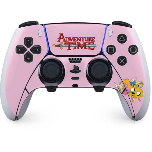 Adult Swim Adventure Time Riding in a Unicorn PS5 DualSense Edge Pro Controller Skin