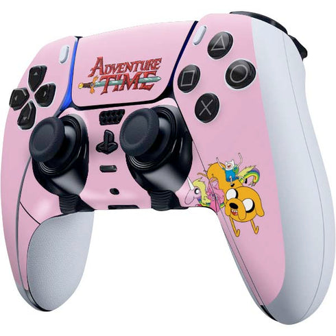 Adult Swim Adventure Time Riding in a Unicorn PS5 DualSense Edge Pro Controller Skin