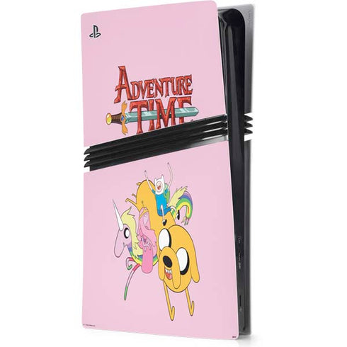 Adult Swim Adventure Time Riding in a Unicorn PS5 Pro Console Skin