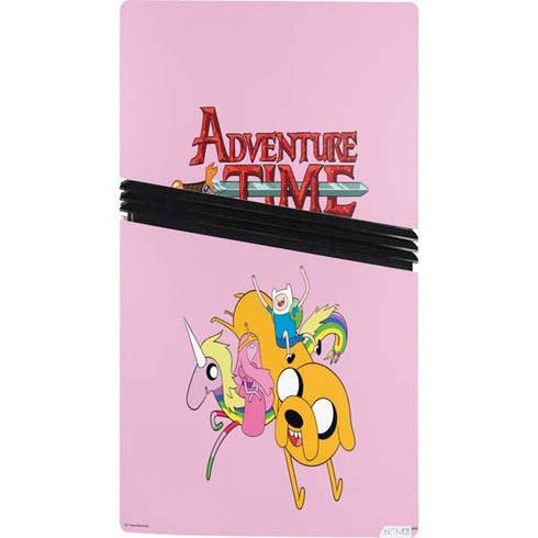 Adult Swim Adventure Time Riding in a Unicorn PS5 Pro Console Skin
