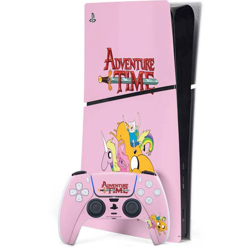 Adult Swim Adventure Time Riding in a Unicorn PlayStation PS5 Skins