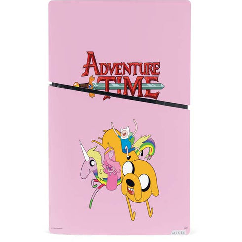 Adult Swim Adventure Time Riding in a Unicorn PS5 Slim Digital Edition Console Skin