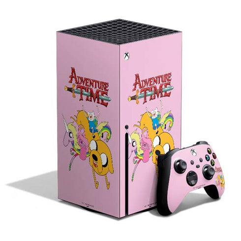 Adult Swim Adventure Time Riding in a Unicorn Xbox Series X Bundle Skin