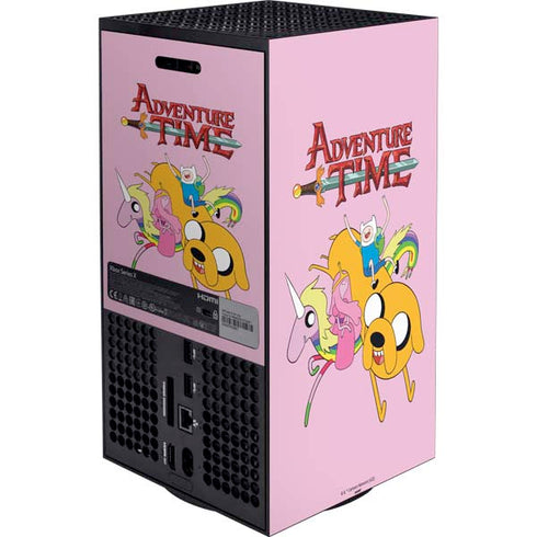 Adult Swim Adventure Time Riding in a Unicorn Xbox Series X Bundle Skin