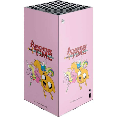 Adult Swim Adventure Time Riding in a Unicorn XBox Series X Digital Edition Console Skin