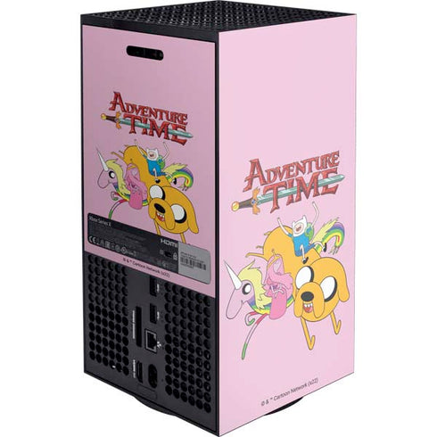 Adult Swim Adventure Time Riding in a Unicorn XBox Series X Digital Edition Console Skin