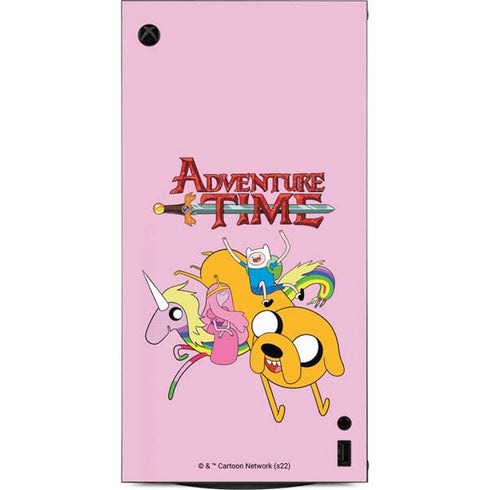 Adult Swim Adventure Time Riding in a Unicorn XBox Series X Digital Edition Console Skin