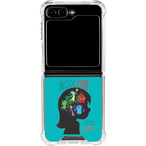 Disney Inside Out Riley’s Emotions Galaxy Z Flip6 Clear Case