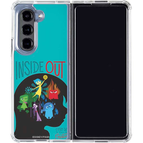 Disney Inside Out Riley’s Emotions Galaxy Z Fold5 5G Clear Case