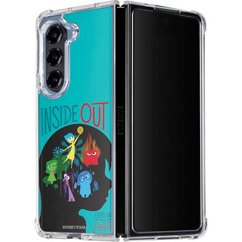 Disney Inside Out Riley’s Emotions Galaxy Z Fold5 5G Clear Case