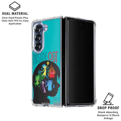 Disney Inside Out Riley’s Emotions Galaxy Z Fold6 Clear Case