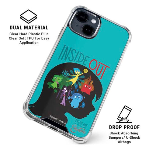 Disney Inside Out Riley’s Emotions iPhone 14 Plus Clear Case