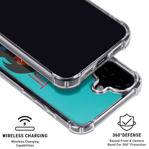 Disney Inside Out Riley’s Emotions iPhone 16 Plus Clear Case