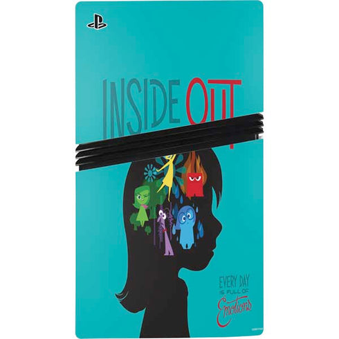 Disney Inside Out Riley’s Emotions PS5 Pro Console Skin