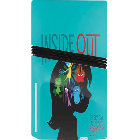 Disney Inside Out Riley’s Emotions PS5 Pro Disk Bundle Skin