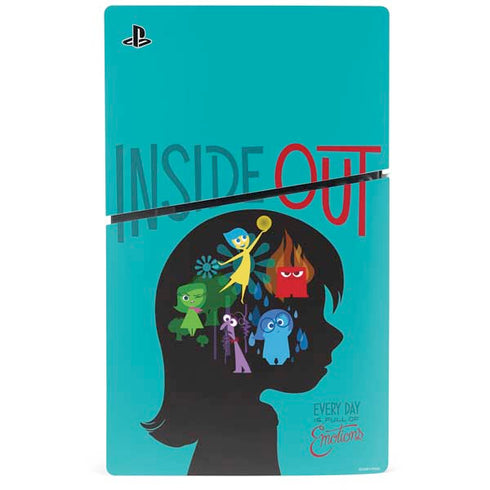 Disney Inside Out Riley’s Emotions PS5 Slim Disk Bundle Skin