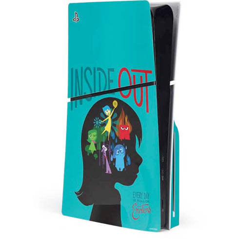 Disney Inside Out Riley’s Emotions PS5 Slim Disk Console Skin