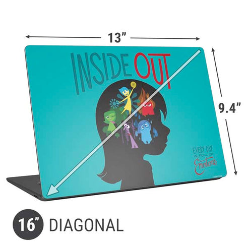 Disney Inside Out Riley’s Emotions Universal Laptop 16in (13 x 9.4in) Skin