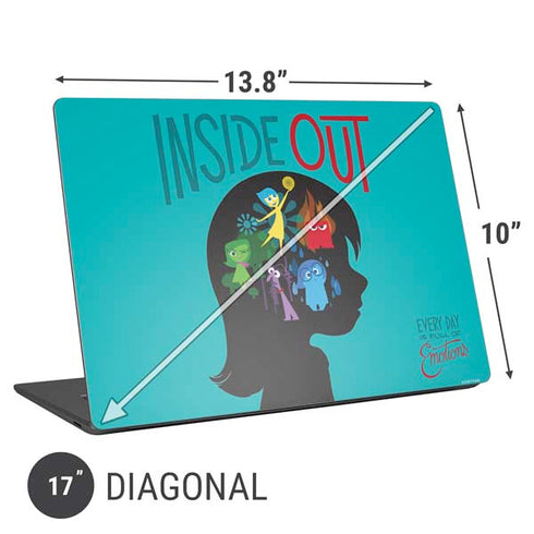 Disney Inside Out Riley’s Emotions Universal Laptop 17in (13.8 x 10in) Skin