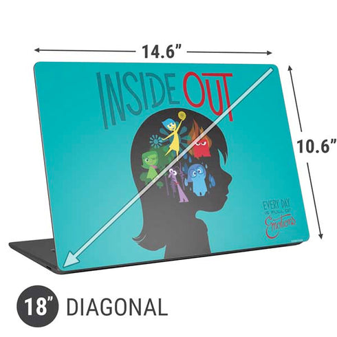 Disney Inside Out Riley’s Emotions Universal Laptop 18in (14.6 x 10.6in) Skin
