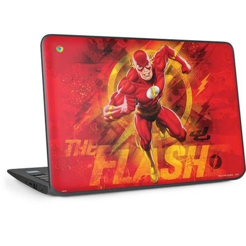 DC Comics The Flash Action Pose HP Chromebook Skin