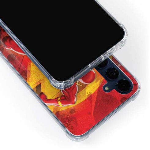 DC Comics The Flash Action Pose Galaxy A35 5G Clear Case