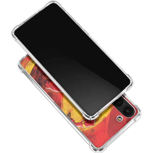 DC Comics The Flash Action Pose Galaxy S24 FE Clear Case