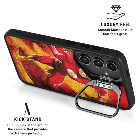 DC Comics The Flash Action Pose Galaxy S24 Kickstand Case