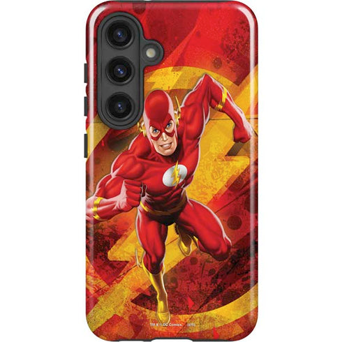 DC Comics The Flash Action Pose Galaxy S25 Plus Impact Case
