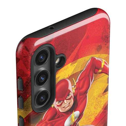 DC Comics The Flash Action Pose Galaxy S25 Plus Impact Case