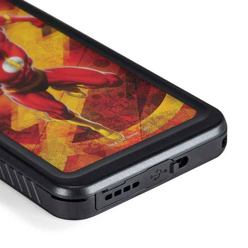 DC Comics The Flash Action Pose Galaxy S24 Plus Waterproof Case