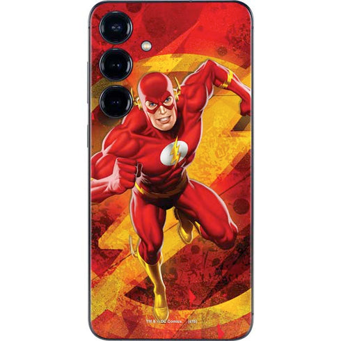 DC Comics The Flash Action Pose Galaxy S25 Skin