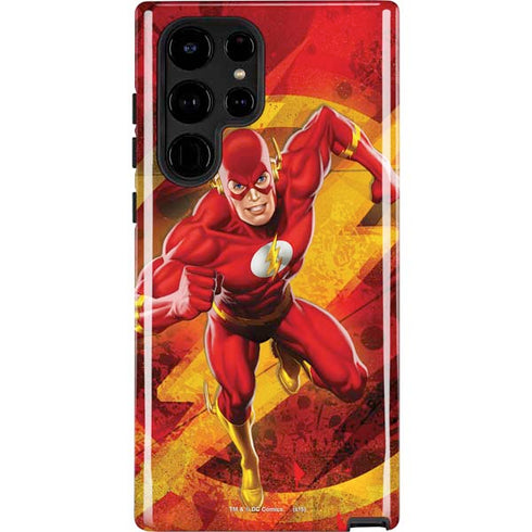 DC Comics The Flash Action Pose Galaxy S25 Ultra Impact Case