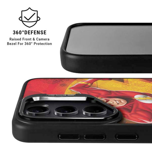 DC Comics The Flash Action Pose Galaxy S25 Ultra Kickstand Case