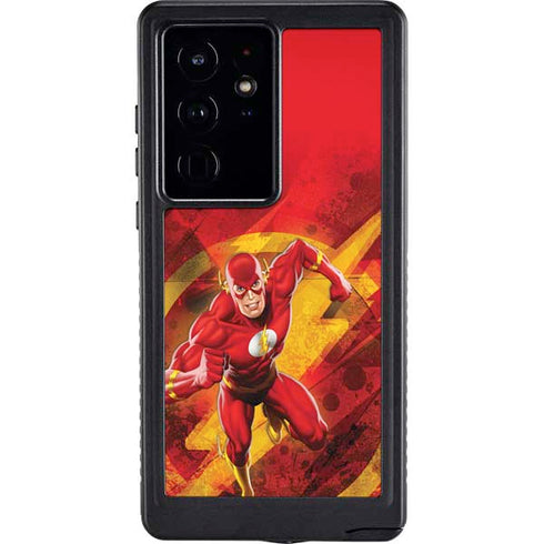 DC Comics The Flash Action Pose Galaxy S24 Ultra Waterproof Case