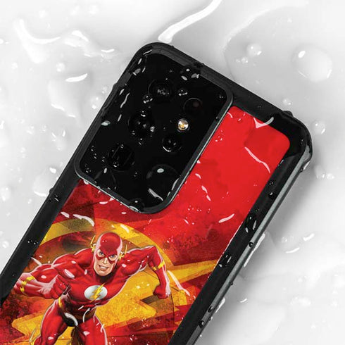 DC Comics The Flash Action Pose Galaxy S24 Ultra Waterproof Case