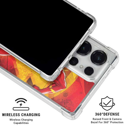 DC Comics The Flash Action Pose Galaxy S26 Ultra Clear Case