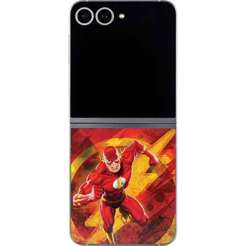 DC Comics The Flash Action Pose Galaxy Z Flip6 Skin