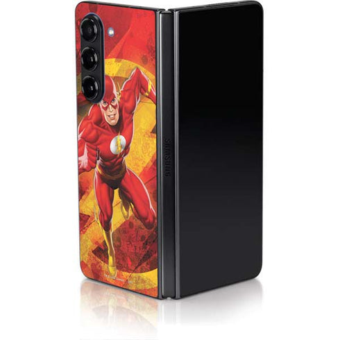 DC Comics The Flash Action Pose Galaxy Z Fold5 5G Skin