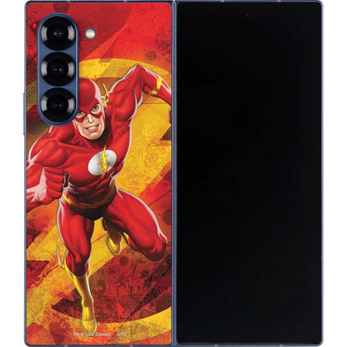 DC Comics The Flash Action Pose Galaxy Z Fold6 Skin