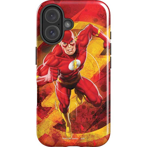 DC Comics The Flash Action Pose iPhone 16 Magsafe Impact Case