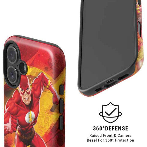 DC Comics The Flash Action Pose iPhone 16 Plus Magsafe Impact Case