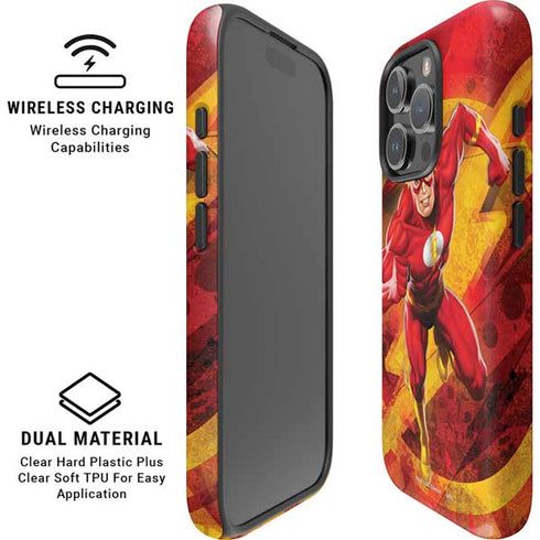 DC Comics The Flash Action Pose iPhone 16 Pro Max Magsafe Impact Case