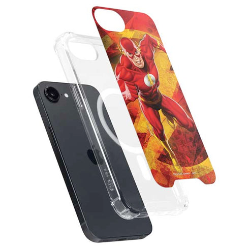 DC Comics The Flash Action Pose iPhone 16e MagSafe Case